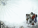 Backgrouind paper depicting Jesus surrounded by children